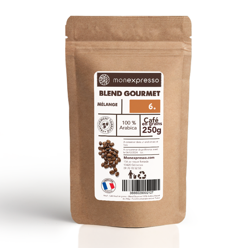 Café En Grains - Assemblage - Blend Gourmet - Arabica De Dégustation