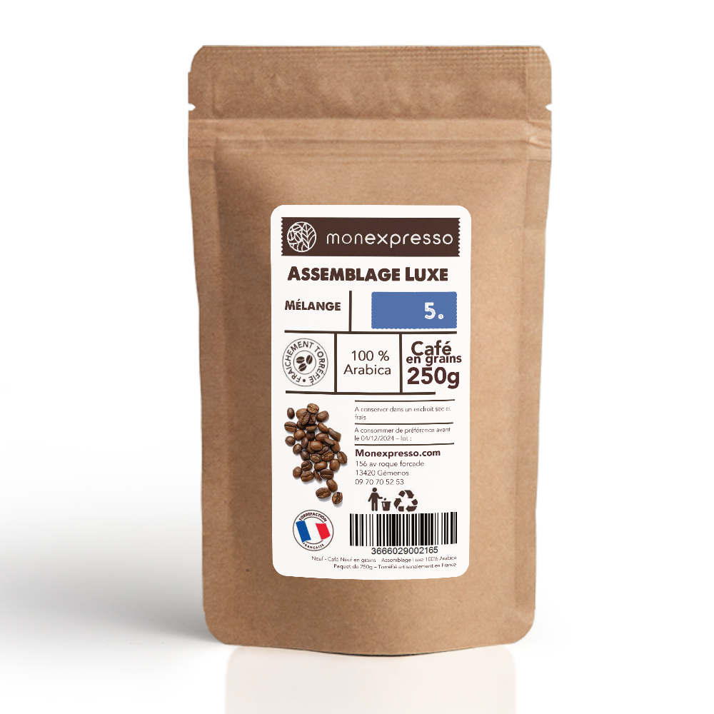 Café En Grains - Assemblage - Luxe - 100 % Arabica
