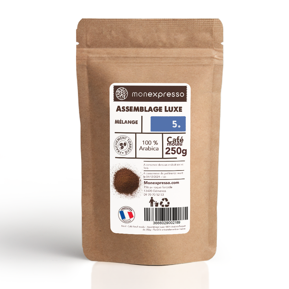 Café Moulu - Assemblage - Luxe - 100% Arabica