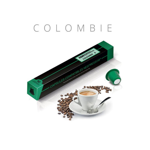 Colombie - 10 capsules pour Nespresso