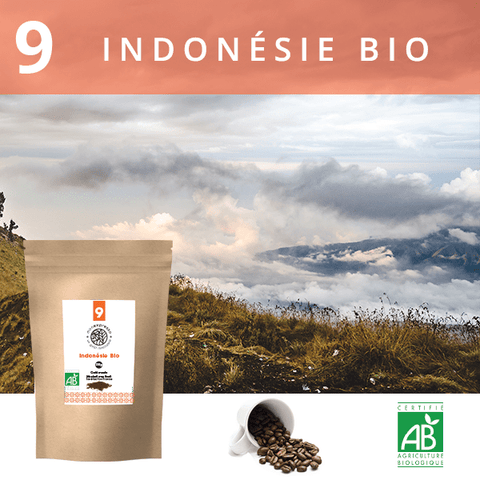 Café en grains Bio Indonésie 1Kg