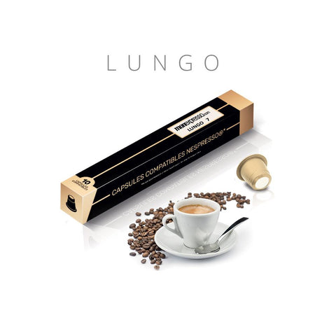 Lungo - 10 capsules pour Nespresso