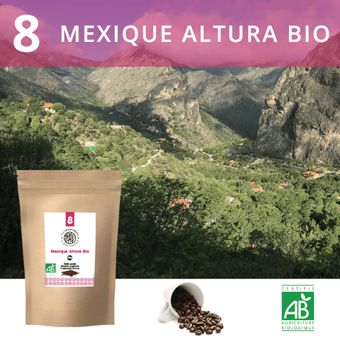 Café en grains Bio Mexique Altura 1Kg