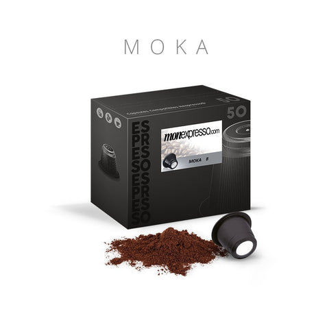 Moka - 50 capsules pour nespresso